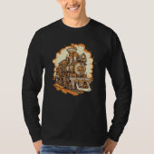 T-shirt Train Steampunk (Devant)