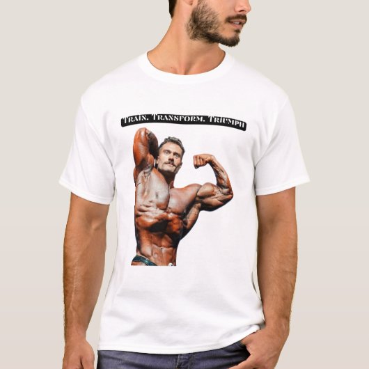 T-shirt Train. Transform. Triumph (Devant)