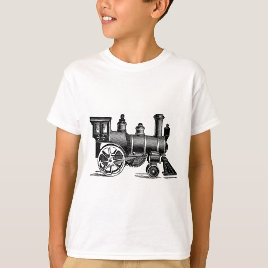 T-shirt Train vintage (Devant)