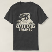 T-shirt Train Vintage classique (Design devant)