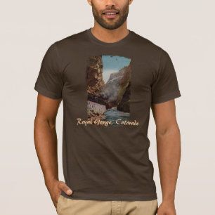 T-shirt Train vintage dans la Chemise des Gorge Royales