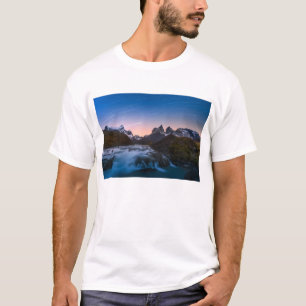 T-shirt Traînées d'étoile au-dessus de Torres Del Paine