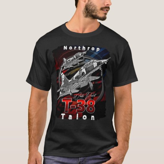 T-shirt Trainer à jet supersonique Northrop T-38 Talon (Devant)