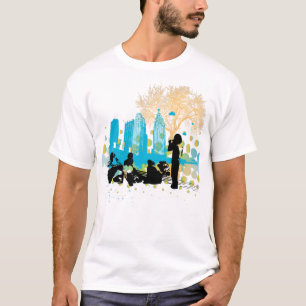 T-shirt traîner avec la bande