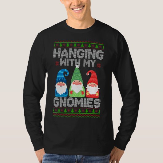 T-shirt Traîner avec mes gnomes (Devant)