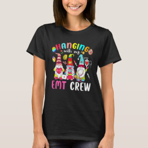 T-shirt Traîner avec mon équipe d'EMT Gnomies Infirmière j
