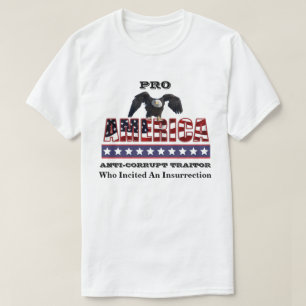 T-SHIRT TRAÎNEUR ANTI-CORRUPTION PRO-AMÉRIQUE