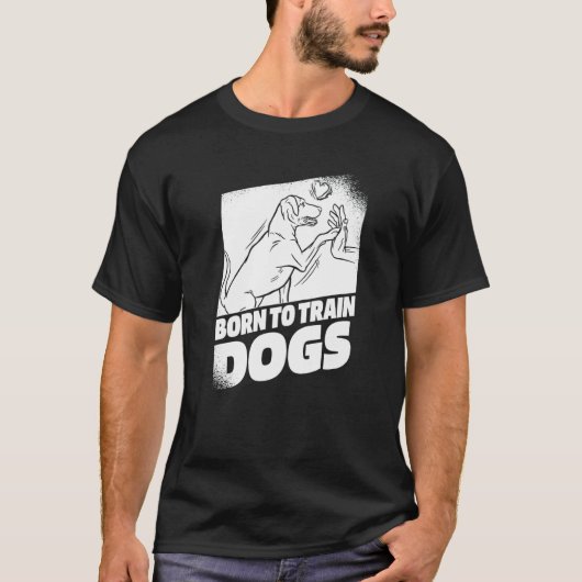 T-shirt Training High Five Animal Behaviorist  Dog Trainer (Devant)