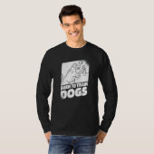 T-shirt Training High Five Animal Behaviorist Dog Trainer (Devant entier)