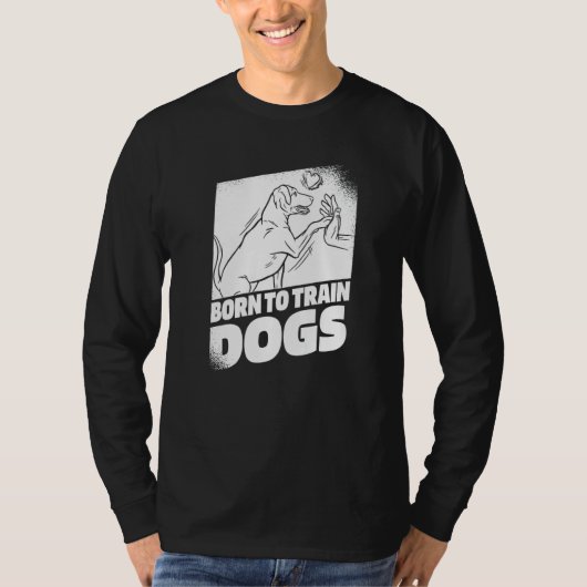 T-shirt Training High Five Animal Behaviorist Dog Trainer (Devant)
