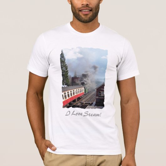 T-SHIRT TRAINS À VAPEUR (Devant)