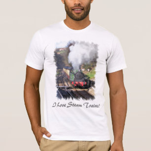 T-SHIRT TRAINS À VAPEUR