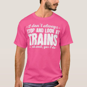 T-shirt Trains Amateurs de trains ferroviaires