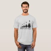 T-shirt Trains de modèle - quelle est votre échelle ? (Devant entier)