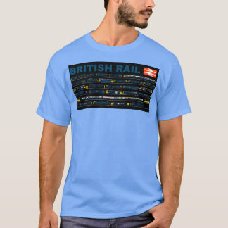 T-SHIRT TRAINS FERROVIAIRES BRITANNIQUES