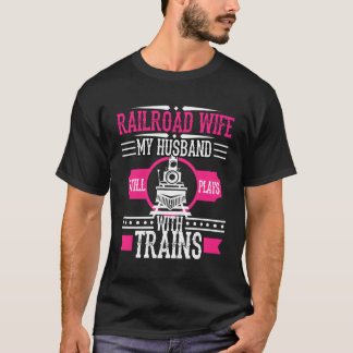 T-shirt Trains ferroviaires pour conducteur ferroviaire