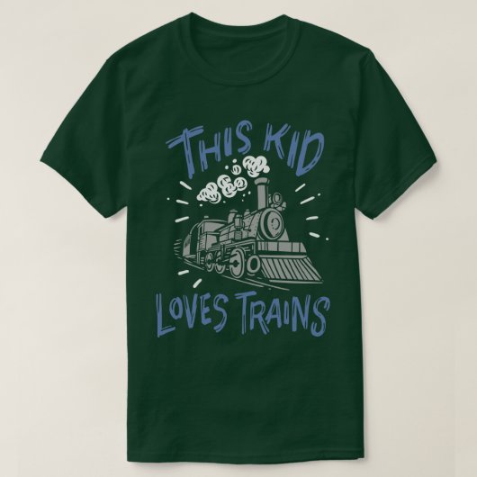 T-shirt Trains Modélisateurs de train (Design devant)