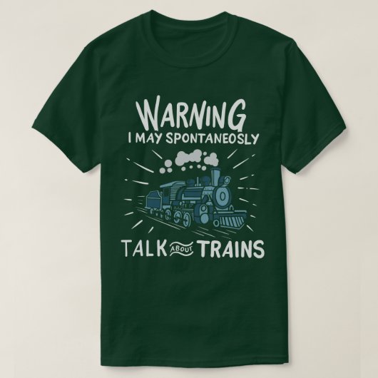 T-shirt Trains Moteur à vapeur 1 (Design devant)