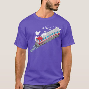 T-shirt Trains Moteur à vapeur Chemin de fer