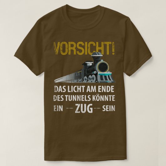 T-shirt Trains pour conducteurs de train (Design devant)