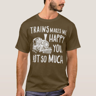 T-shirt Trains Railroad Trains Railroad Trains Lover Cadea