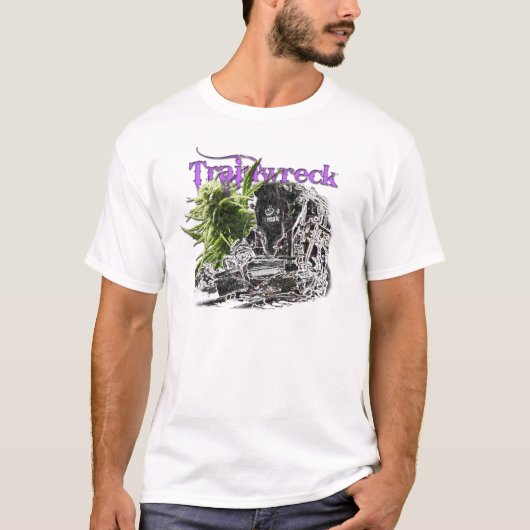 T-shirt Trainwreck (Devant)
