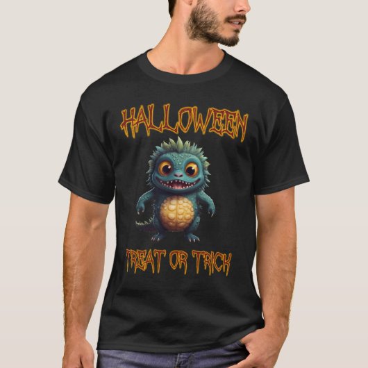 T-shirt Traite d'Halloween ou Trick (Devant)
