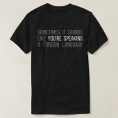T-shirt Traitement auditif Troubles liés aux troubles (Design devant)