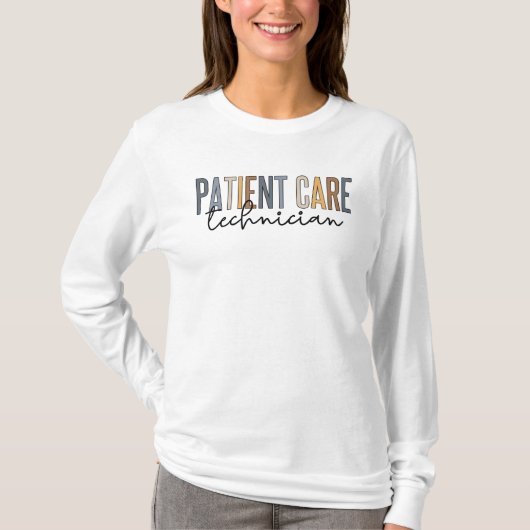 T-shirt Traitement des patients Technicien Dons PCT (Devant)