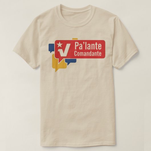 T-SHIRT TRAITEMENT DU CANCER HUGO CHAVEZ (Design devant)