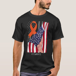 T-shirt Traitement humain des réfugiés HTR Drapeau américa