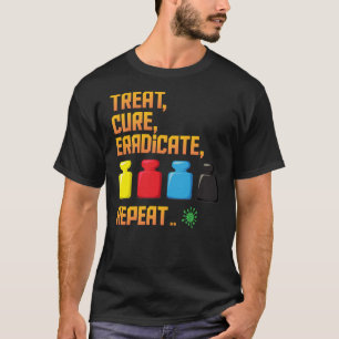 T-shirt Traitement pandémique, traitement, élimination, ré