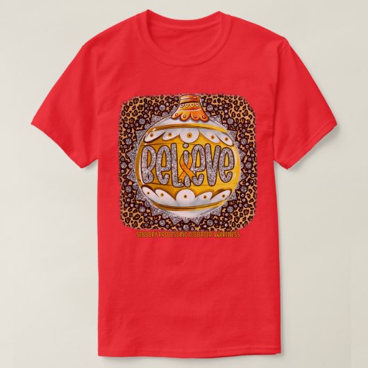 T-shirt Traitement sensoriel Trouble Sensibilisation Croir (Design devant)