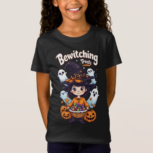 T-Shirt Traitements de beauté : Une Halloween sucrée et Éf (Devant)