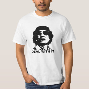 T-shirt Traiter avec Mouammar Kadhafi
