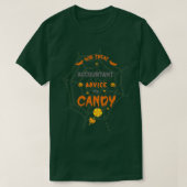 T-shirt Traitera Les Conseils De Comptable Pour Candy Funn (Design devant)