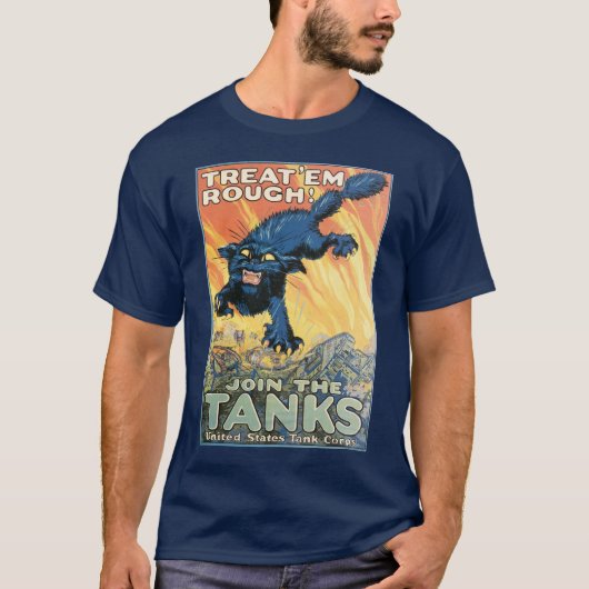 T-shirt Traitez Em Rough - Rejoignez Les Chars (Devant)