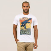 T-shirt Traitez 'Em Rough -Rejoignez Les Réservoirs (Devant entier)