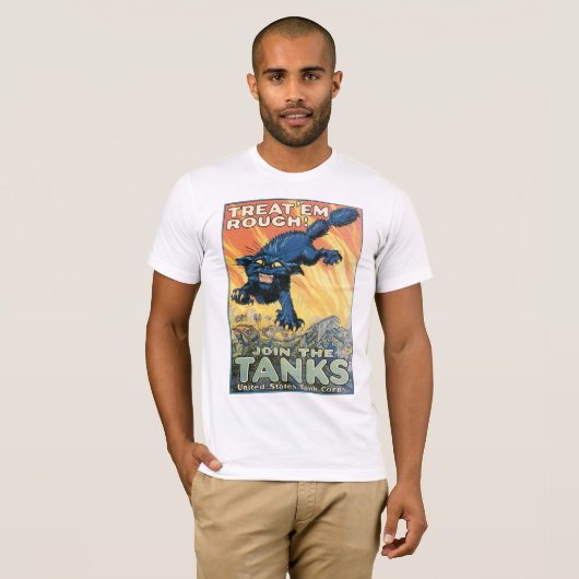 T-shirt Traitez 'Em Rough -Rejoignez Les Réservoirs (Devant entier)