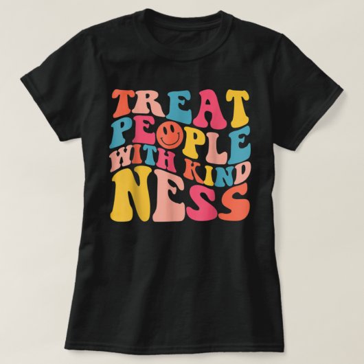 T-shirt Traitez Les Gens Avec Gentillesse TPWK Prendy tend (Design devant)