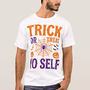 T-shirt Traitez Vous Même Un Trick Or Treat Chemise Vintag
