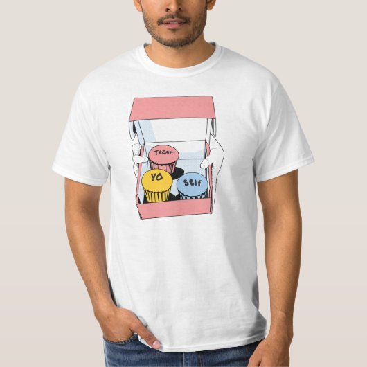 T-shirt Traitez-vous vous-même (Devant)