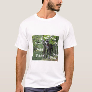T-shirt Traits du chien Great Dane