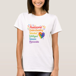 T-shirt Traits positifs de l'autisme