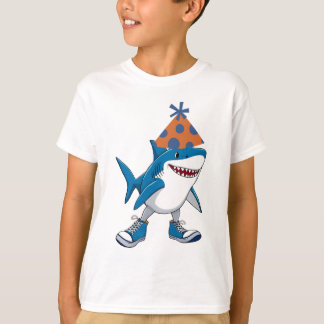T-shirt Tralalero Tralala Anniversaire Cartoon Requin