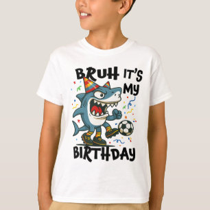 T-shirt Tralalero Tralala Joueur de football italien Brain
