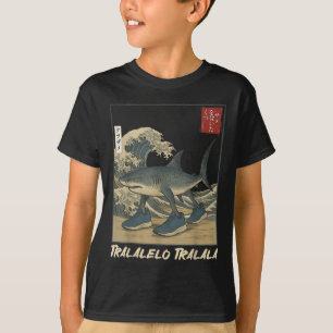 T-shirt Tralalero Tralala Shark Italien Brainrot meme Japa