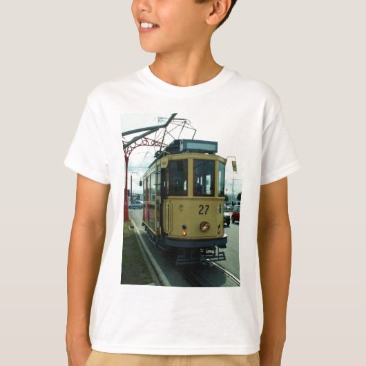 T-shirt Tram britannique classique (Devant)