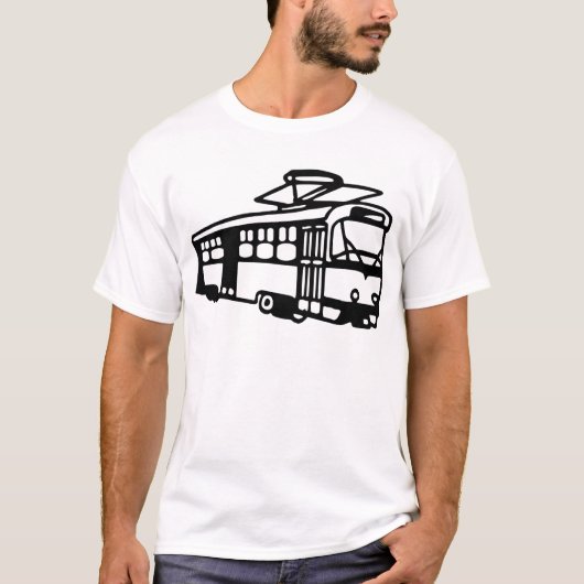 T-shirt Tram - souterrain (Devant)
