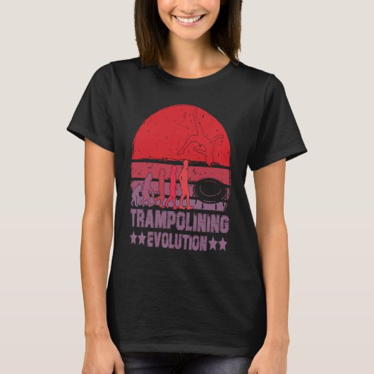 T-shirt Trampoline Evolution Jumping Trampoline Gymnasti (Devant)